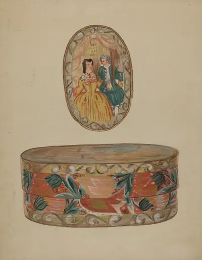 Pa. German Bride's Box