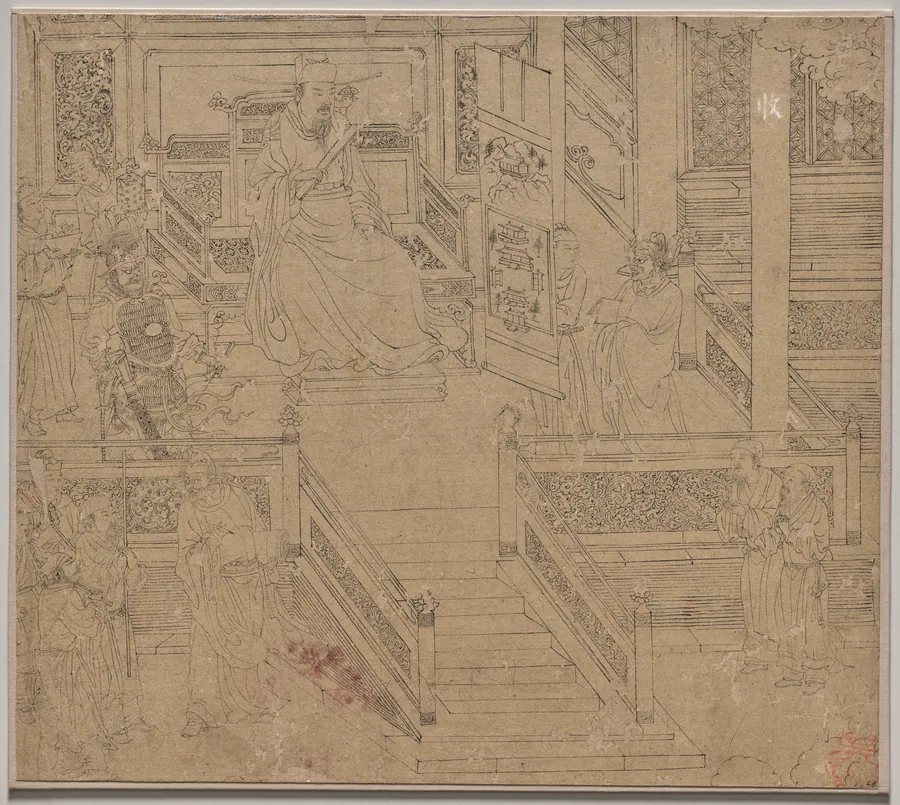 Album of Daoist and Buddhist Themes: Kings of Hells: Leaf 29
