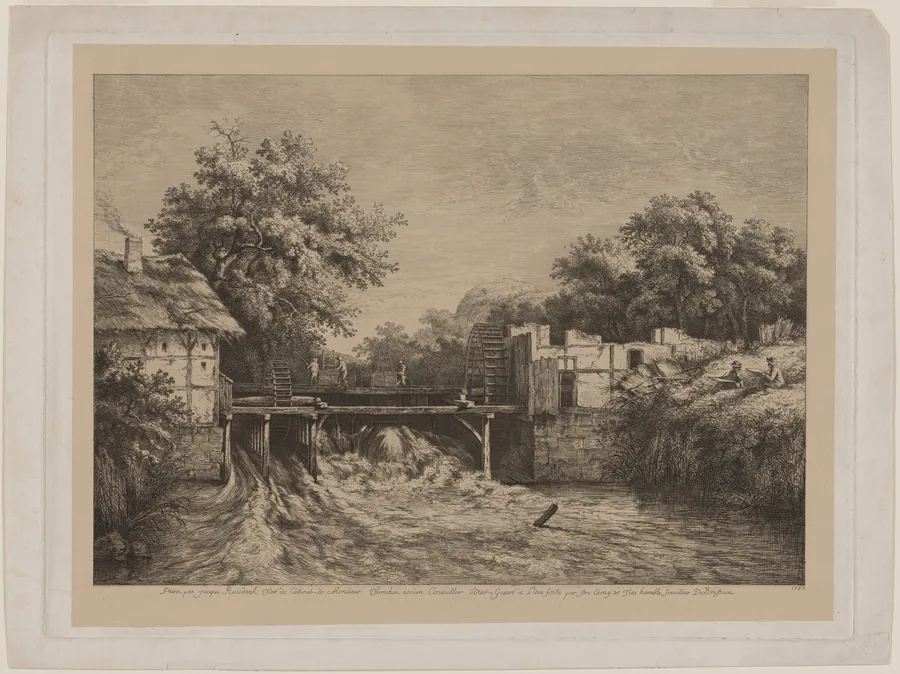 The Water Mill by Jean-Jacques de Boissieu