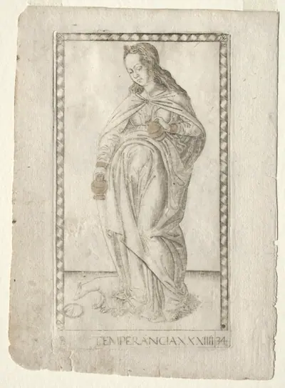 Temperance (from the Tarocchi, Series B: Cosmic Principles & Virtues, #34)