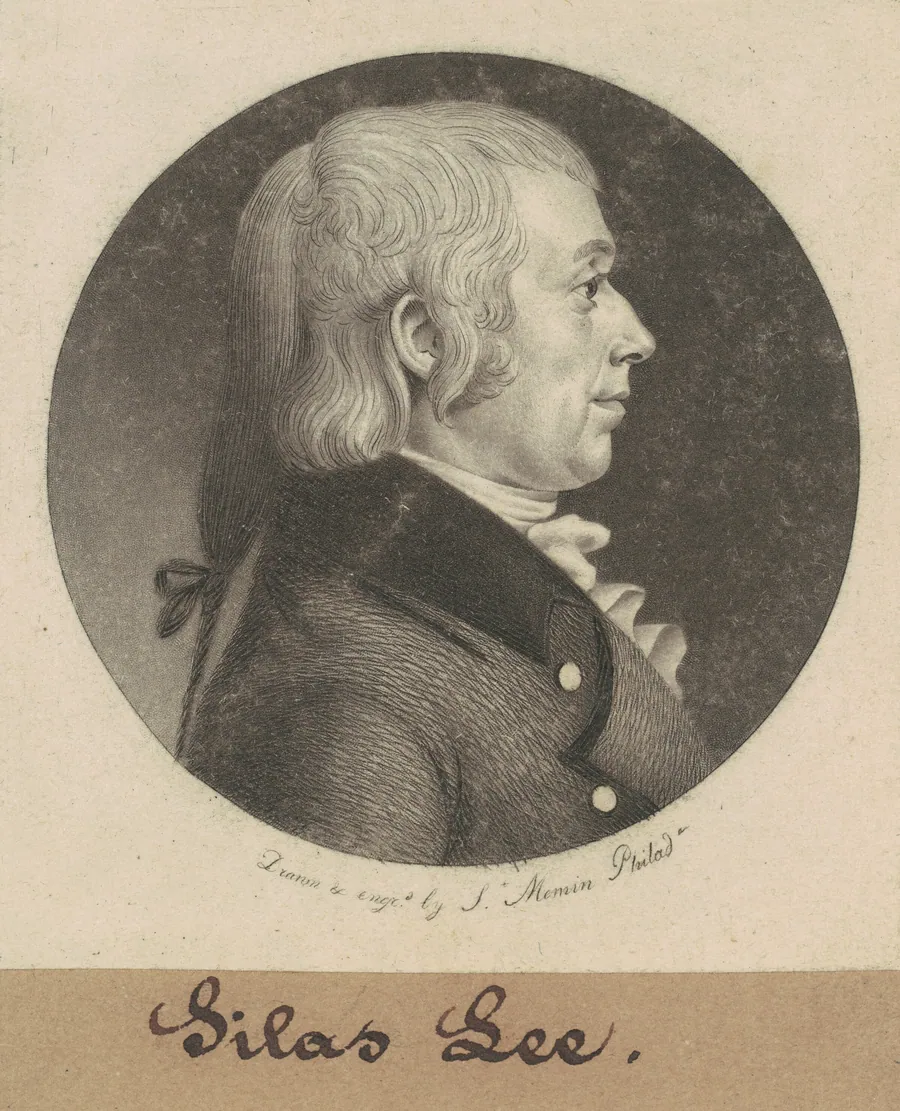 Silas Lee by Charles B. J. Févret de Saint-Mémin