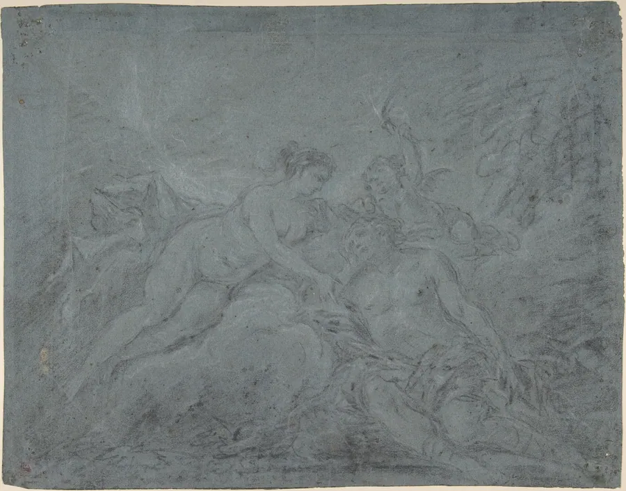 Diana and Endymion by Januarius Zick
