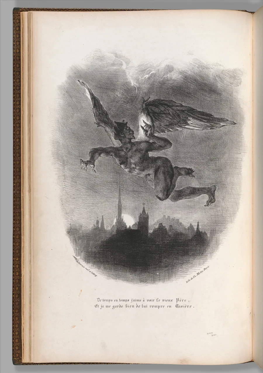 Faust by Eugène Delacroix