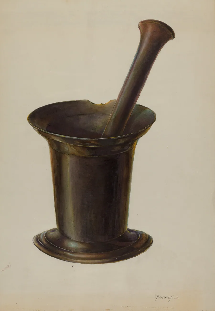 Mortar and Pestle by Gerald Transpota