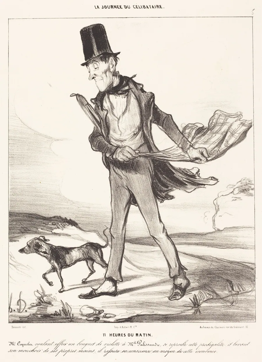 11 heures du matin by Honoré Daumier