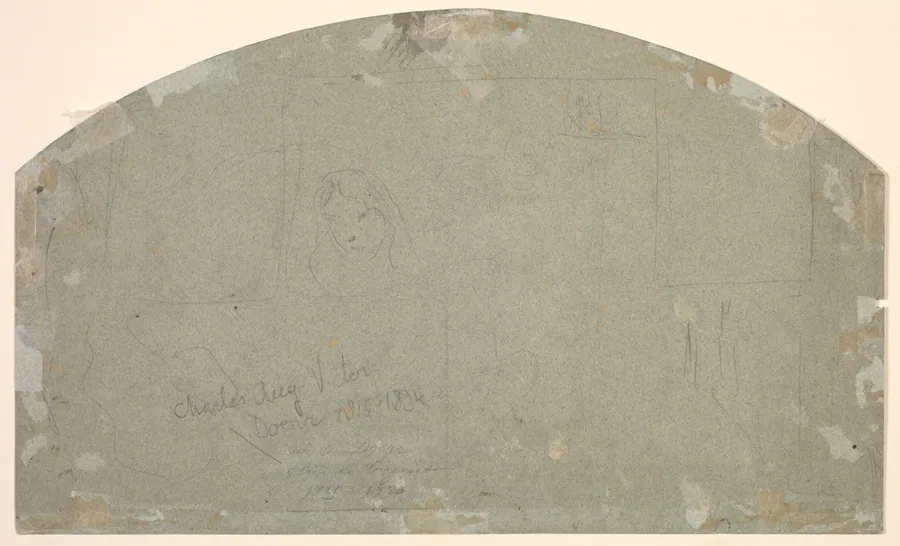 Sketches (verso) by Gustave Doré