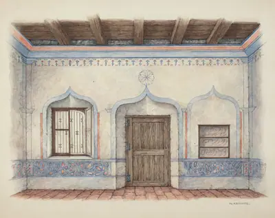 Wall Painting (Door)