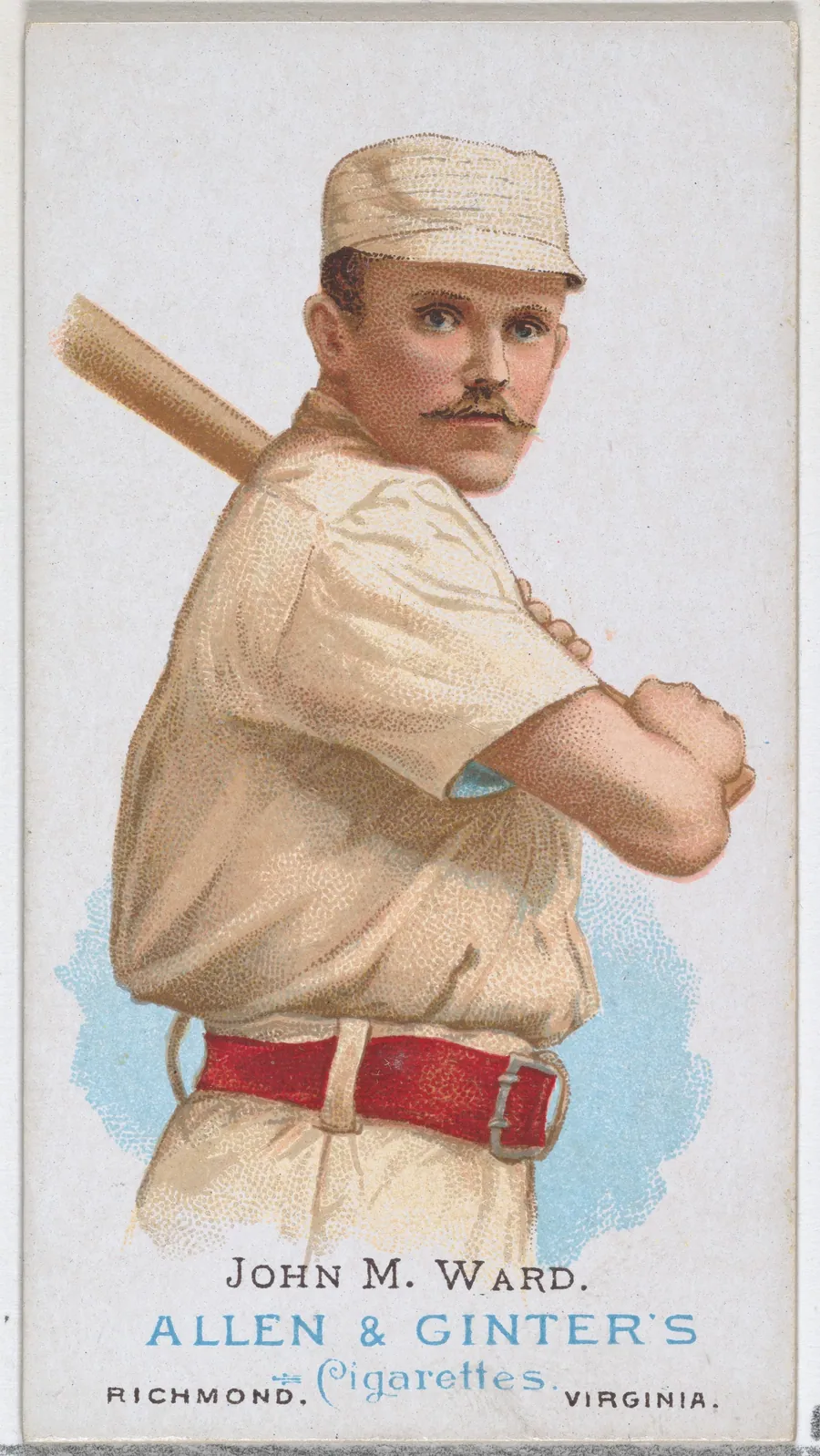 John M. Ward, Baseball Player, from World's Champions, Series 1 (N28) for Allen & Ginter Cigarettes by Lindner, Eddy & Claus
