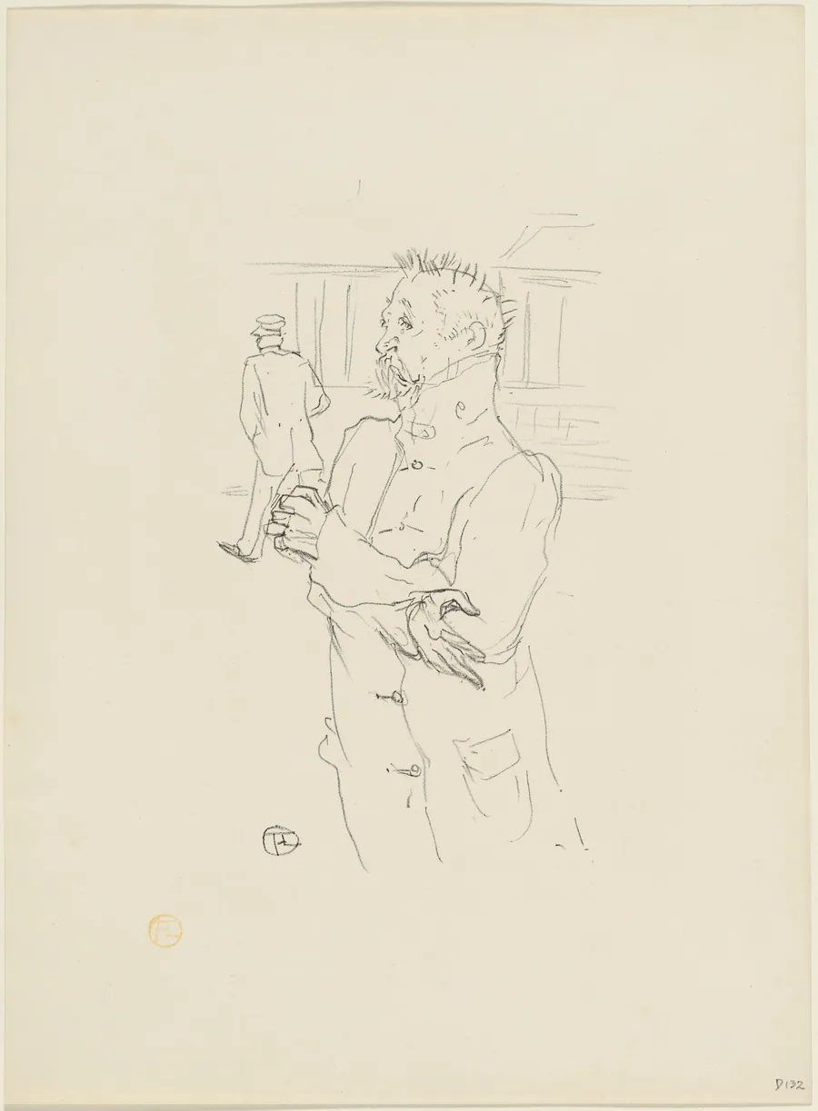 Le Fou by Henri de Toulouse-Lautrec