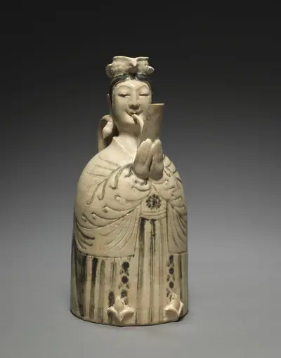 Ewer in the form of a Sheng Player