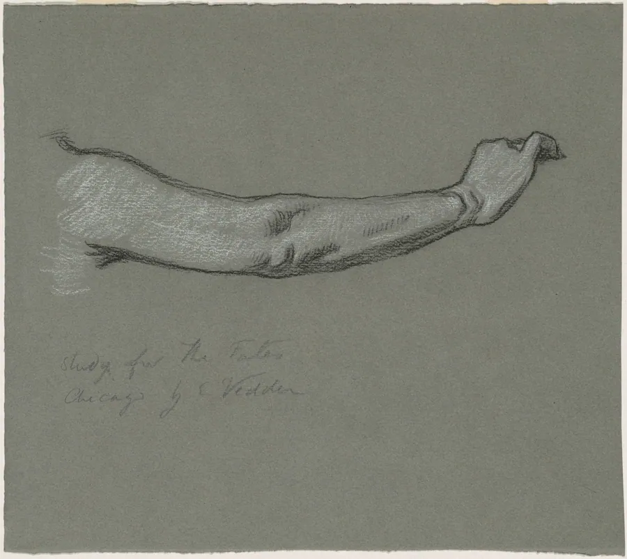 Study for "The Fates Gathering in the Stars" by Elihu Vedder