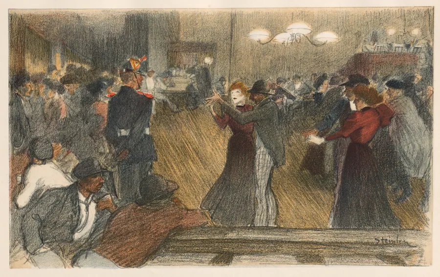 Bal de Barrière by Théophile Alexandre Steinlen