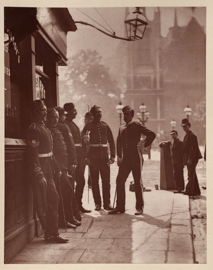 Recruiting Sergeants at Westminster by John Thomson