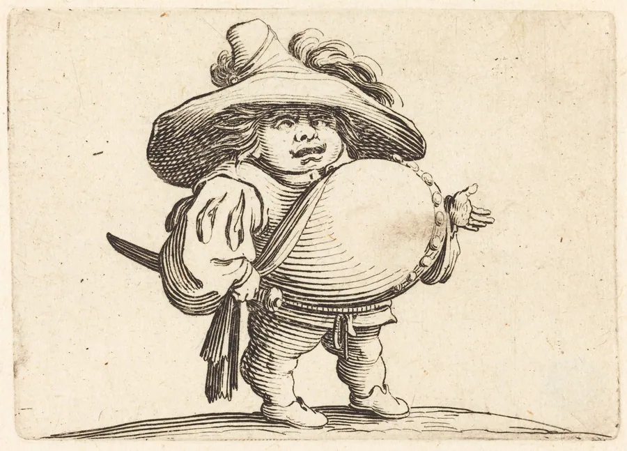Man with Big Belly by Jacques Callot