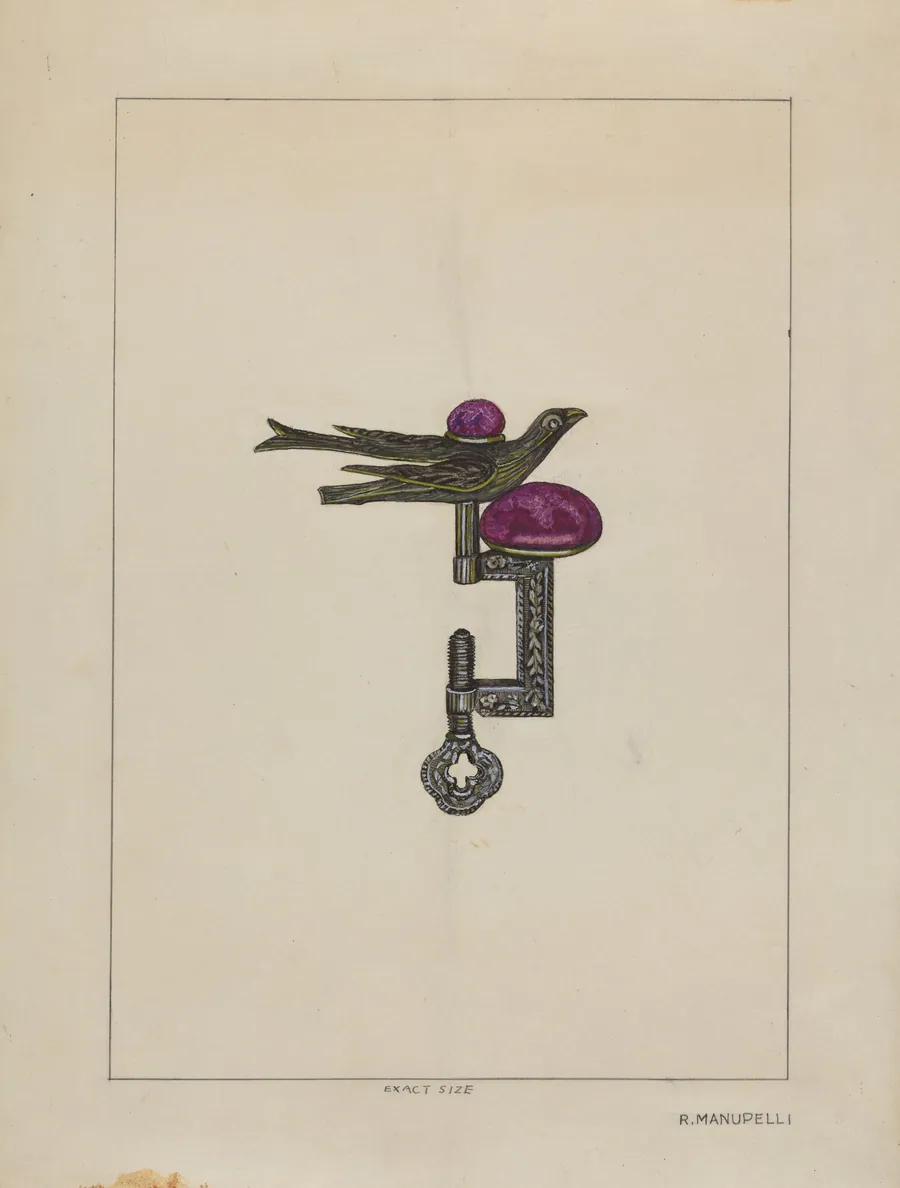 Pincushion and Thread Holder by Raymond Manupelli
