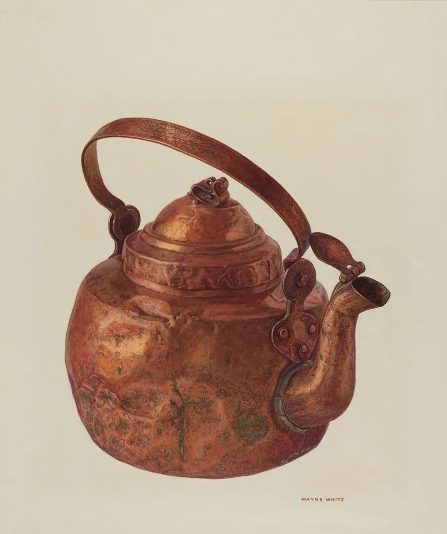 Copper Tea Kettle by Wayne White