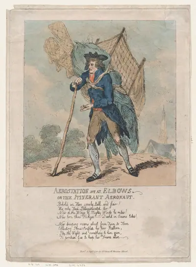 Aerostation out at Elbows, or The Itinerant Aeronaut