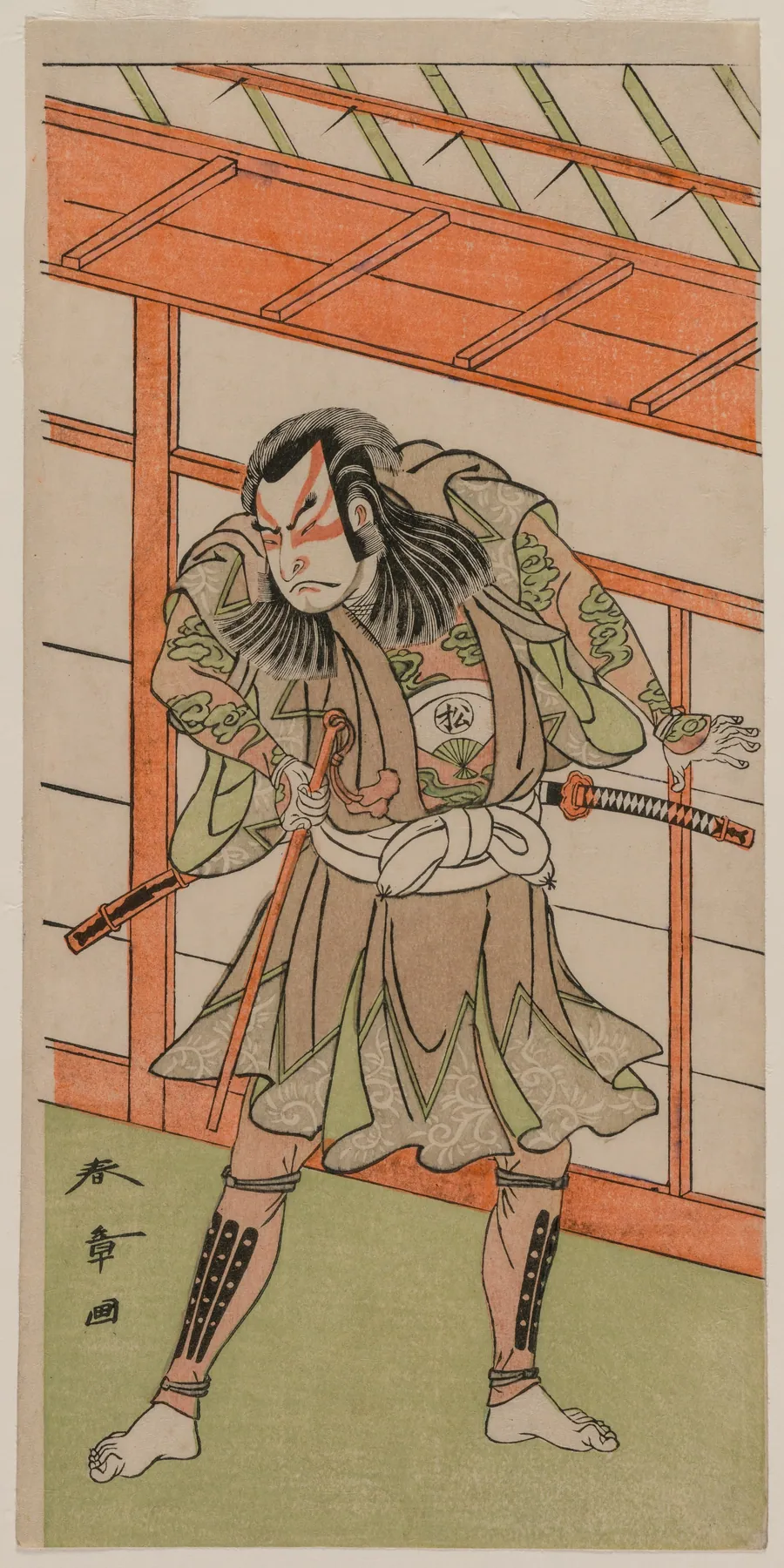 The Actor Onoe Matsusuke by Katsukawa Shunshō