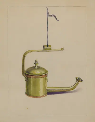 Sperm Oil Lamp