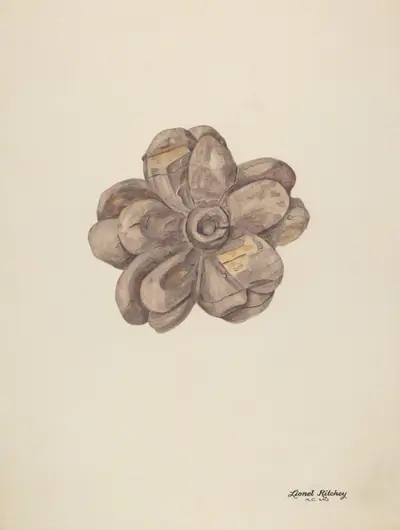 Wood Carving - Flower