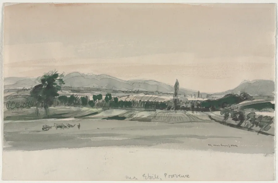 Near Étoile, Provence by Muirhead Bone