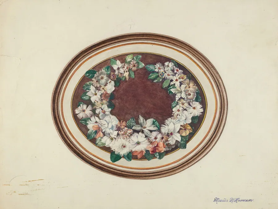 Feather Wreath by Edith Towner