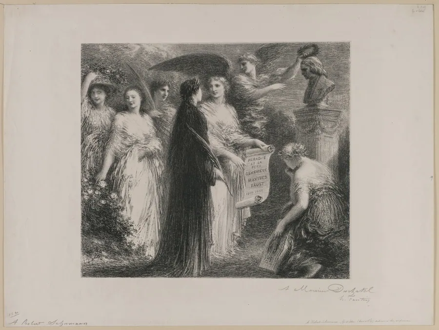 To Robert Schumann by Henri Fantin-Latour