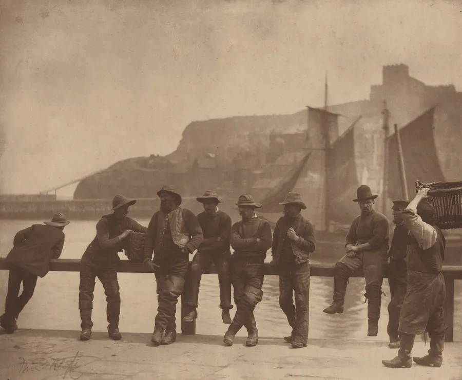 Whitby Fishermen by Frank Meadow Sutcliffe