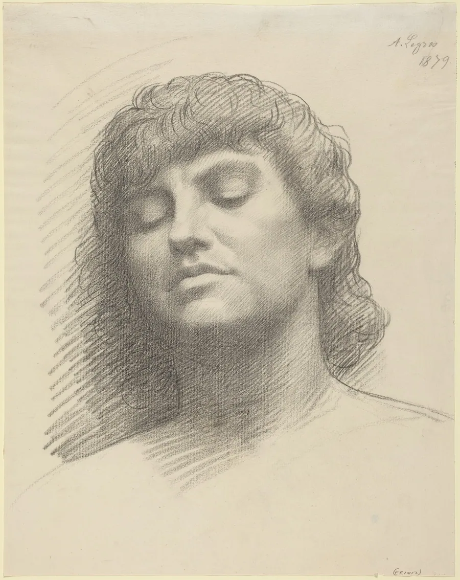 Head by Alphonse Legros