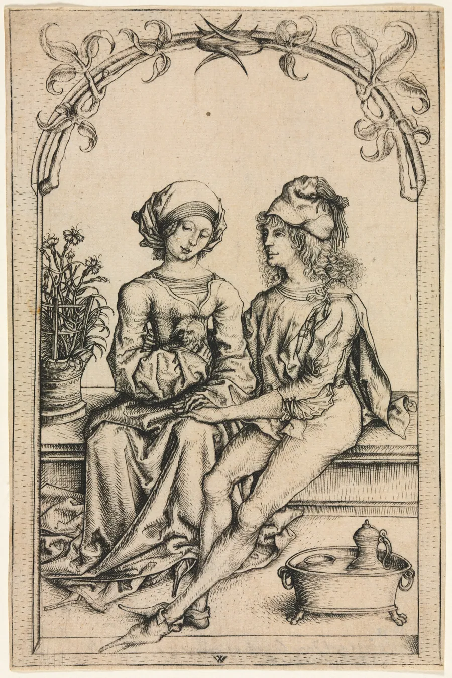 The Lovers by Wenzel von Olmütz