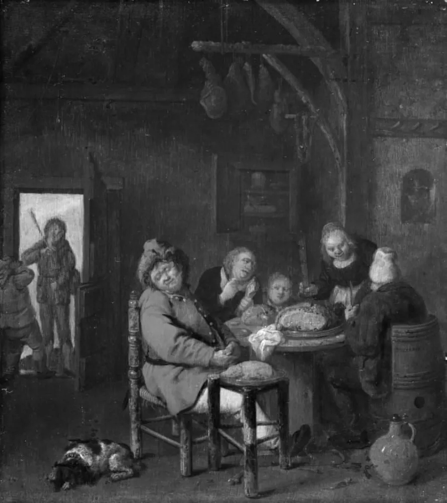En bondefamilie by Jan Miense Molenaer