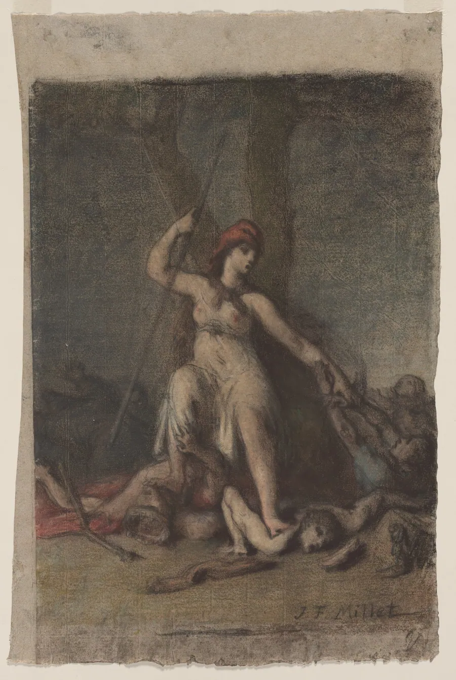 Liberty by Jean-François Millet