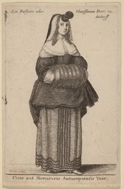 Ciuis aut Mercatoris Antuerpiensis Vxor