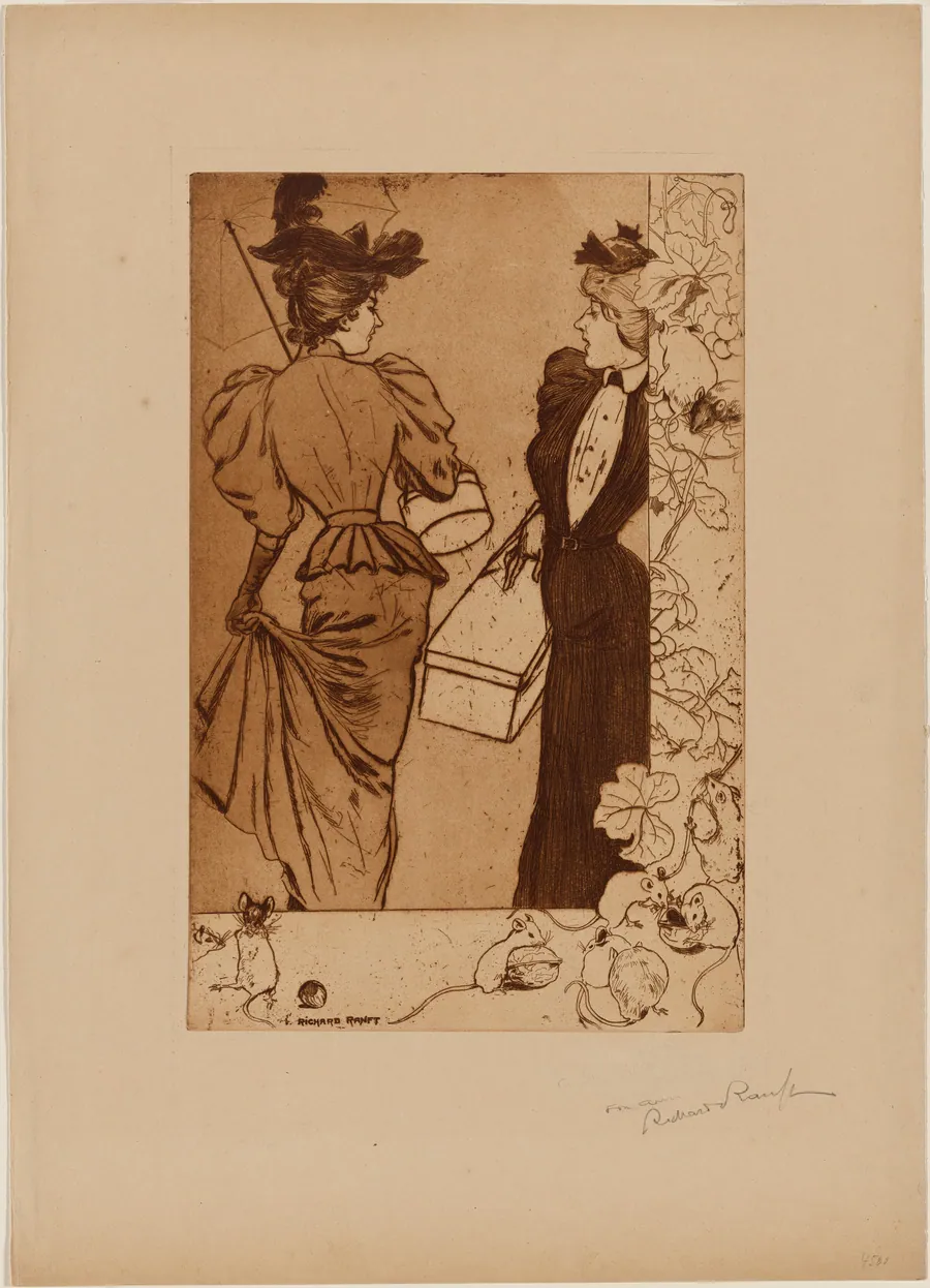 Errand Girls (Trottins) by Richard Ranft