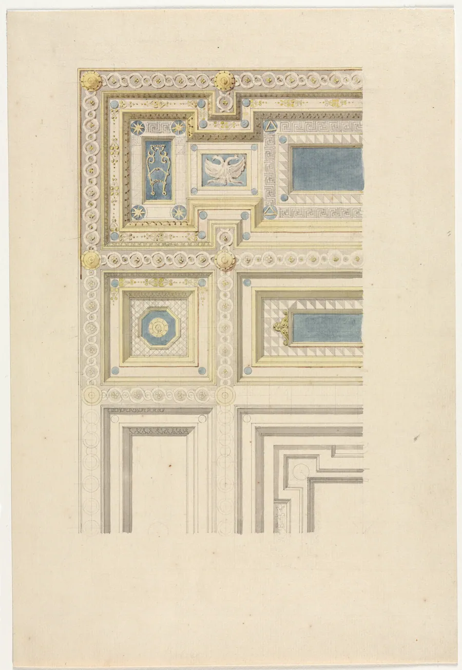 Design for Ornamental Ceiling by Anonymous