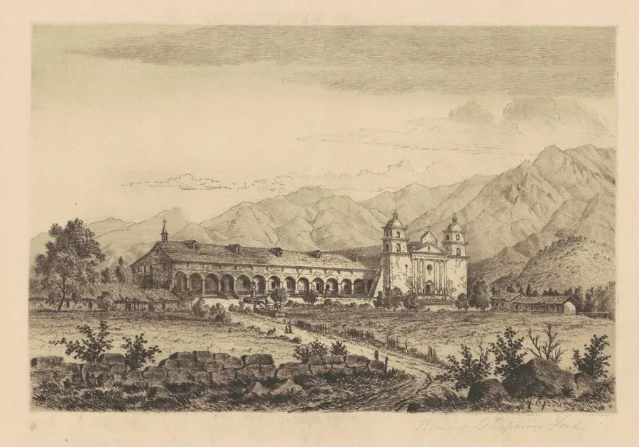Mission Santa Barbara by Henry Chapman Ford