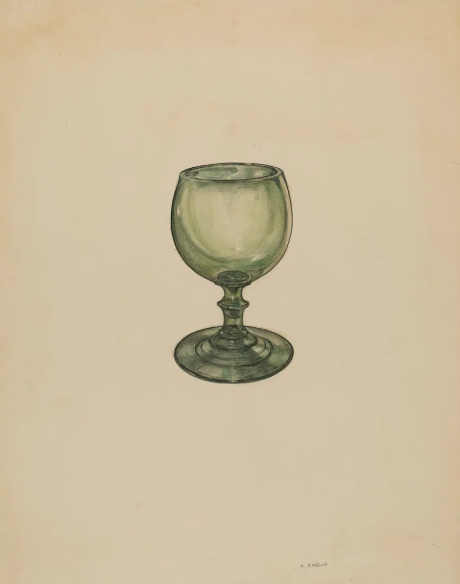 Wine Glass by Agnes Karlin