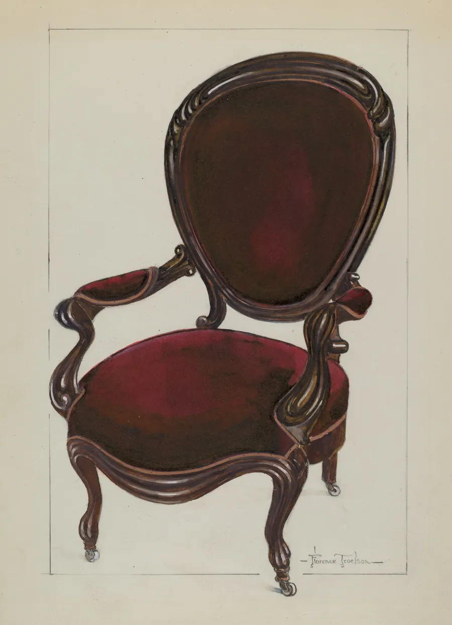 Queen Anne Chair by Florence Truelson