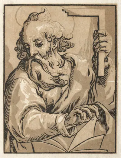 Christ and the Apostles: St. Thomas  (with the Square)
