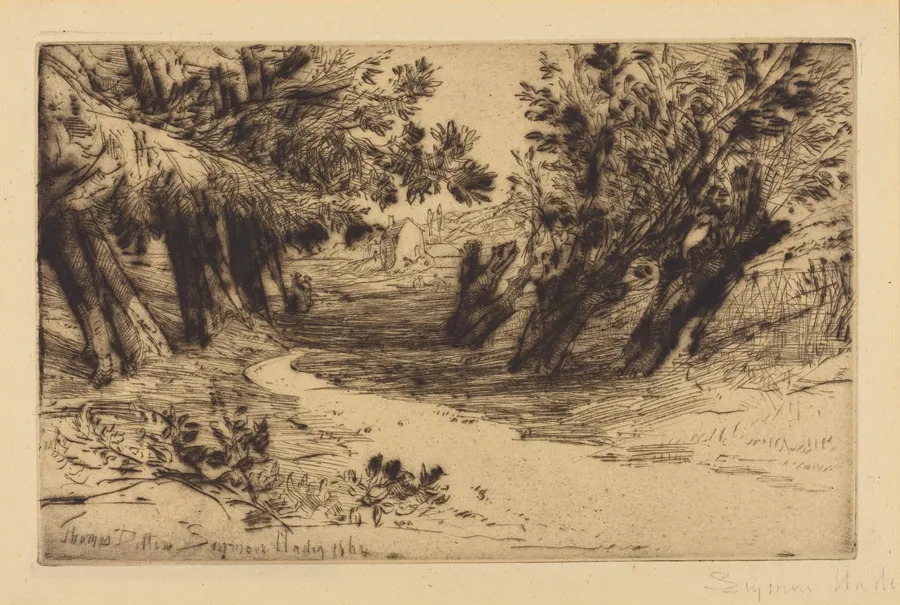 The Lovers' Walk, No.2 by Francis Seymour Haden