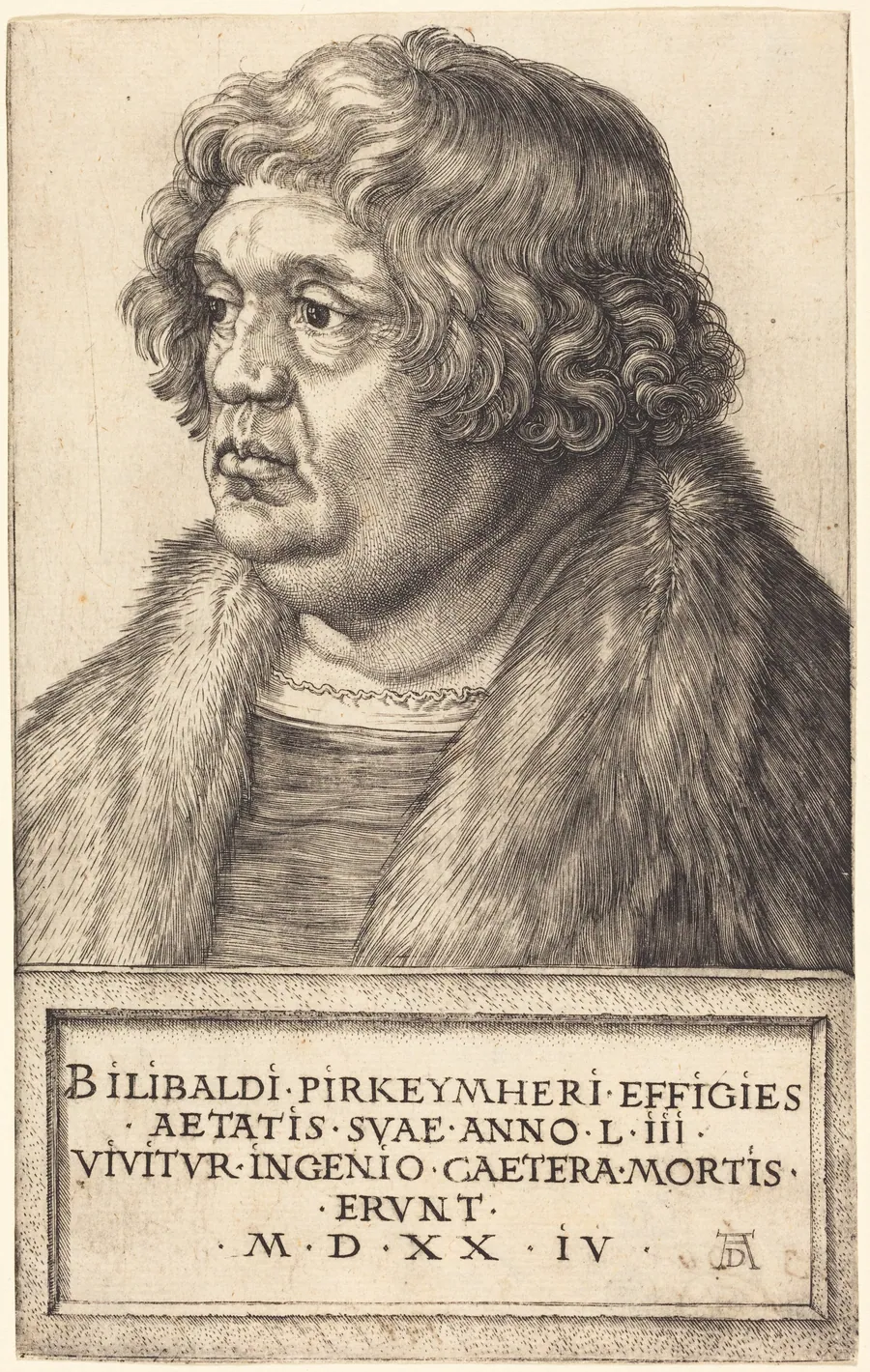 Willibald Pirckheimer by Albrecht Dürer