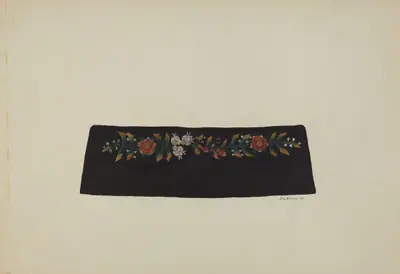 Embroidered Leather
