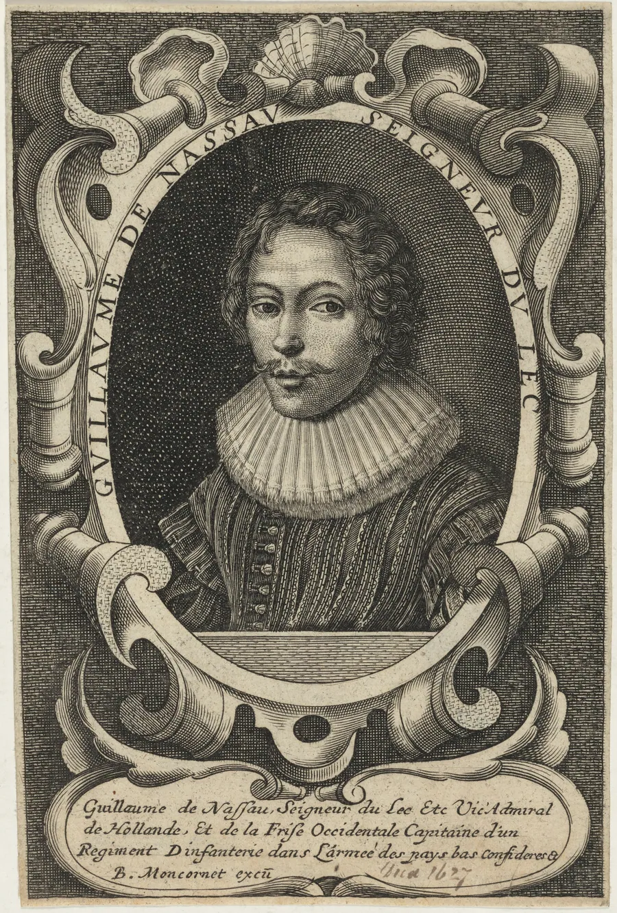 William of Nassau, Vice-Admiral of Holland by Balthasar Moncornet