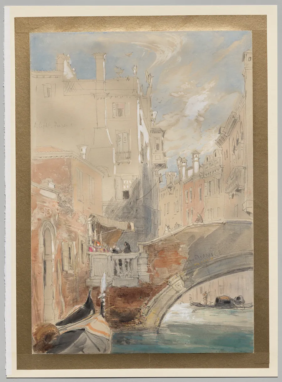 A Canal, Venice by James Holland