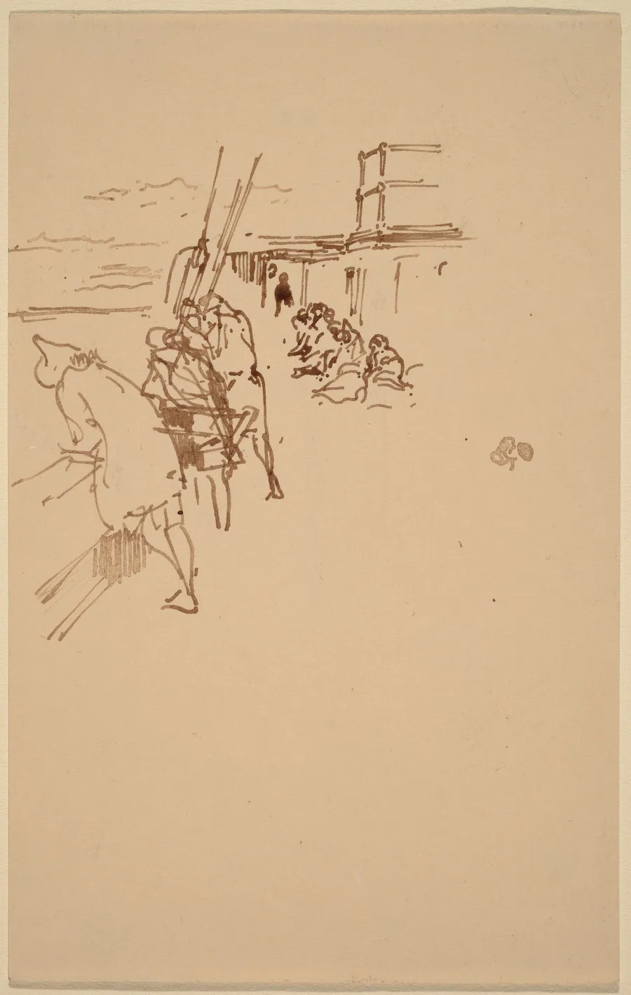 At Sea by James McNeill Whistler