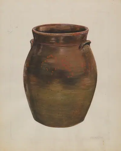 Cracker and Butter Jar