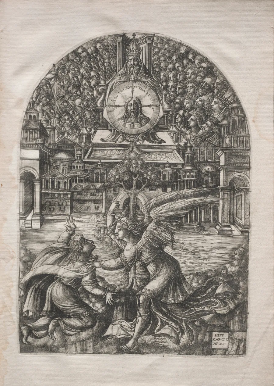 The Apocalypse: The Angel Shows Saint John the Fountain of Living Water by Jean Duvet