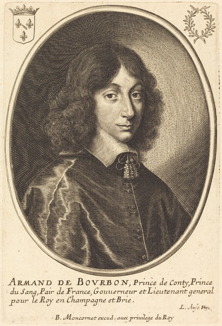Armand de Bourbon by Balthasar Moncornet