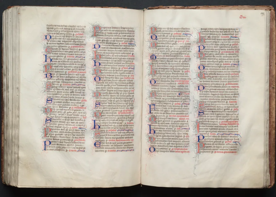 The Gotha Missal:  Fol. 139r, Text by Master of the Boqueteaux