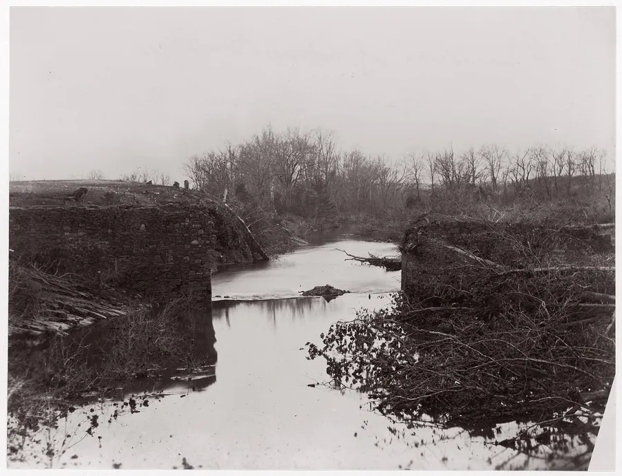 Bull Run.  The Stone Bridge by Timothy H. O'Sullivan